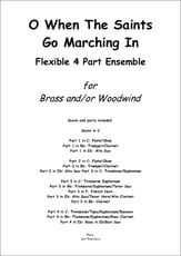 O When The Saints Go Marching In for Flexible 4 Part Ensemble P.O.D. cover